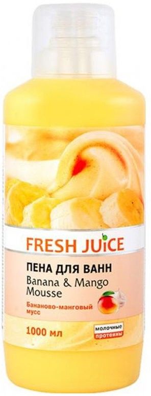 

Пена для ванн Fresh Juice Banana&Mango mousse 1000 мл