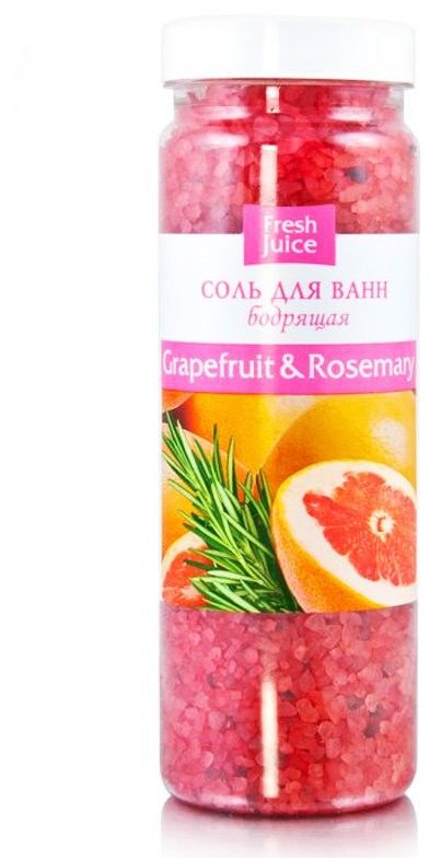 фото Соль для ванн grapefruit&rosemary fresh juice, 700 г