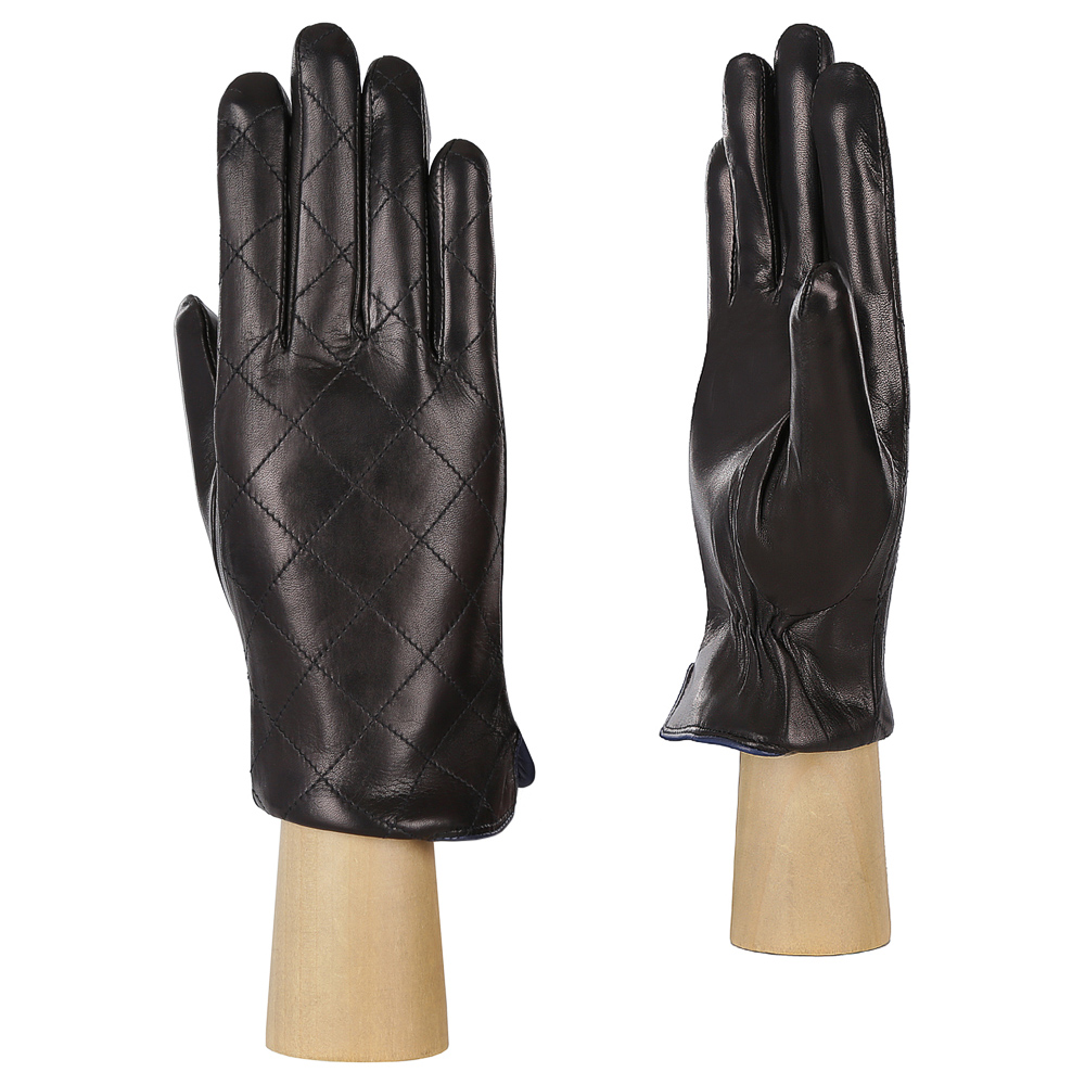 фото Перчатки женские fabretti f23-1/12 черные/синие 7