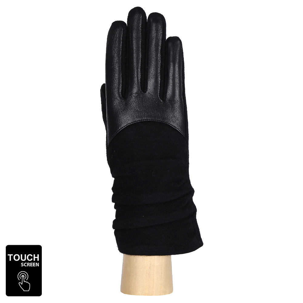 фото Перчатки женские fabretti 3.9-1 черные l