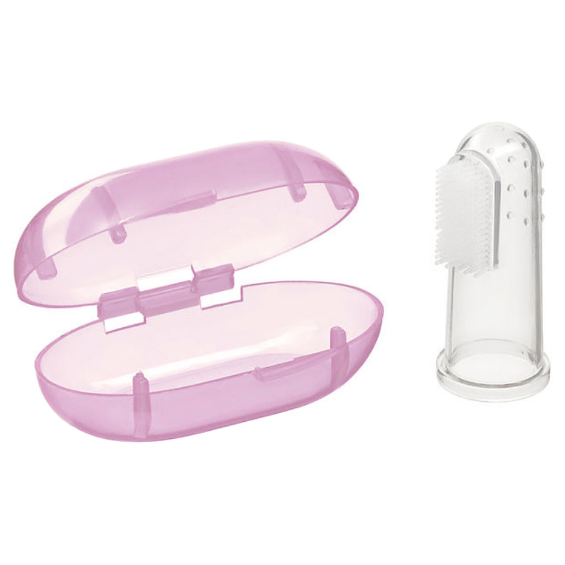 

Зубная щетка на палец Happy Baby SILICONE FINGER TOOTHBRUSH Lavender