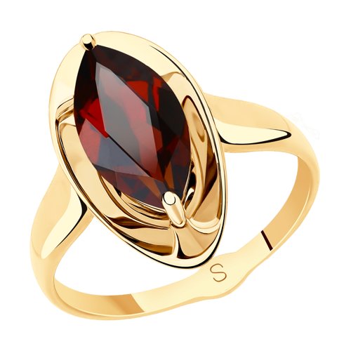 

Кольцо из золота р. , SOKOLOV 715530, гранат, 715530