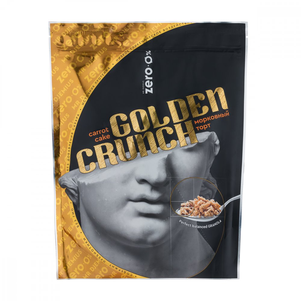 фото Гранола mr. djemius zero «golden crunch» морковный торт (350 грамм)