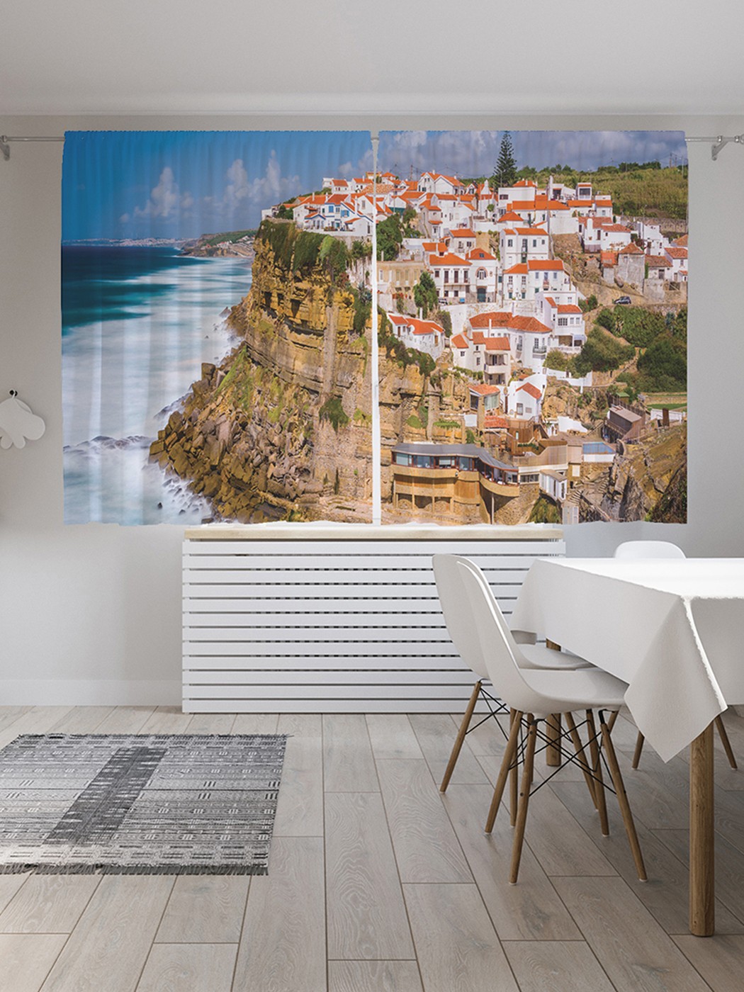 

Шторы под лён «Жизнь над пропастью», серия Oxford DeLux, 290х180 см