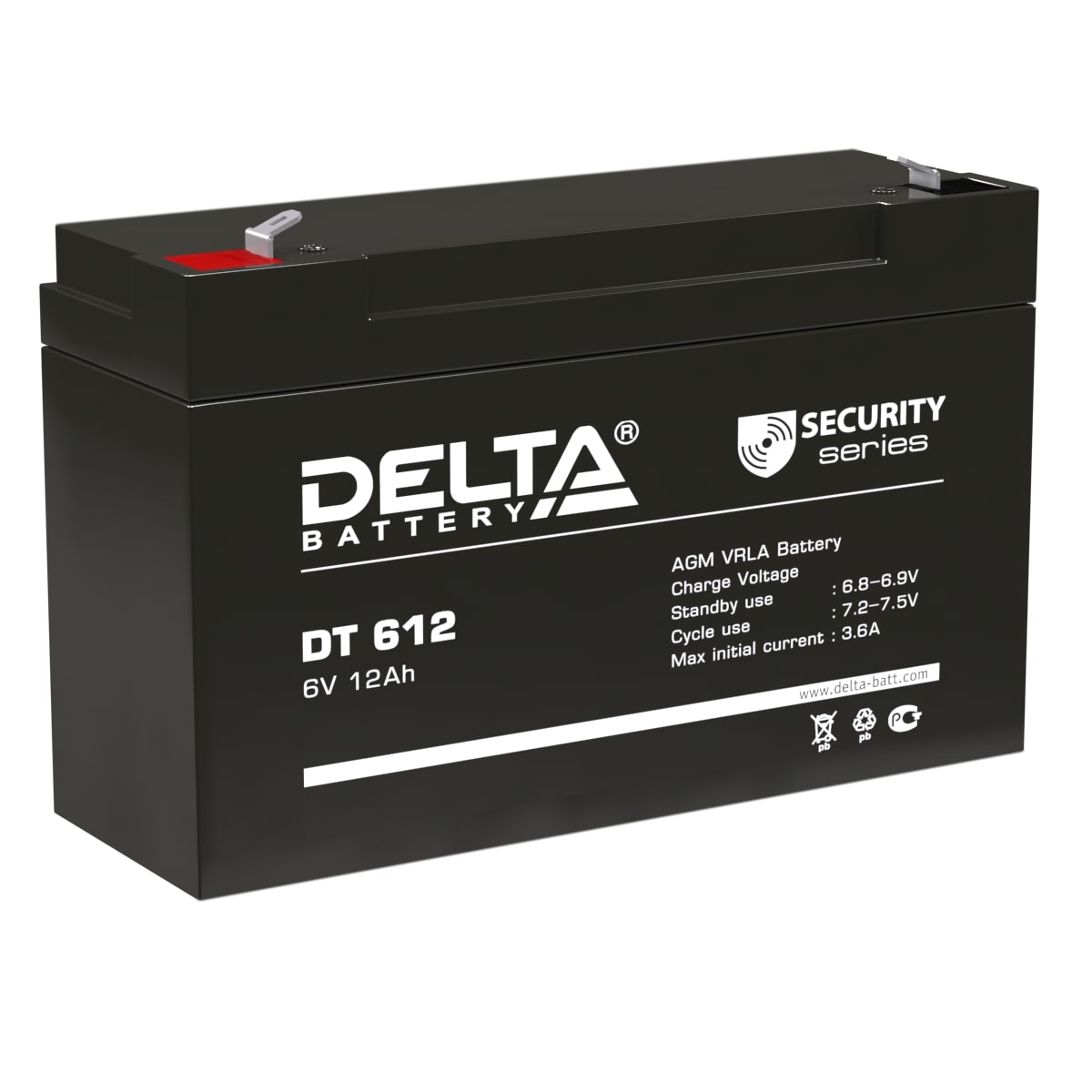 фото Аккумулятор delta dt 612 254