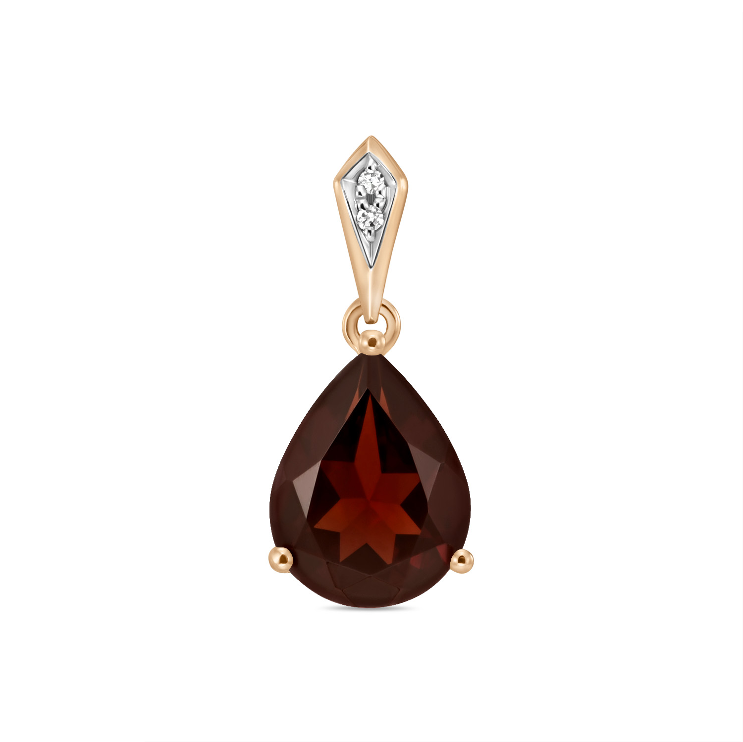

Подвеска женская MIUZ Diamonds (Московский ювелирный завод) P01-34099-GR