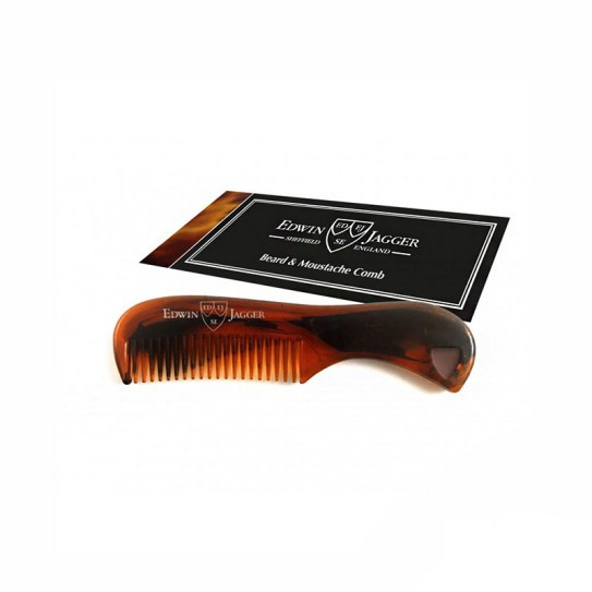 Расческа для бороды и усов Edwin Jagger Tortoiseshell Beard & Moustache Comb edwin jagger расческа для бороды и усов панцирь черепахи