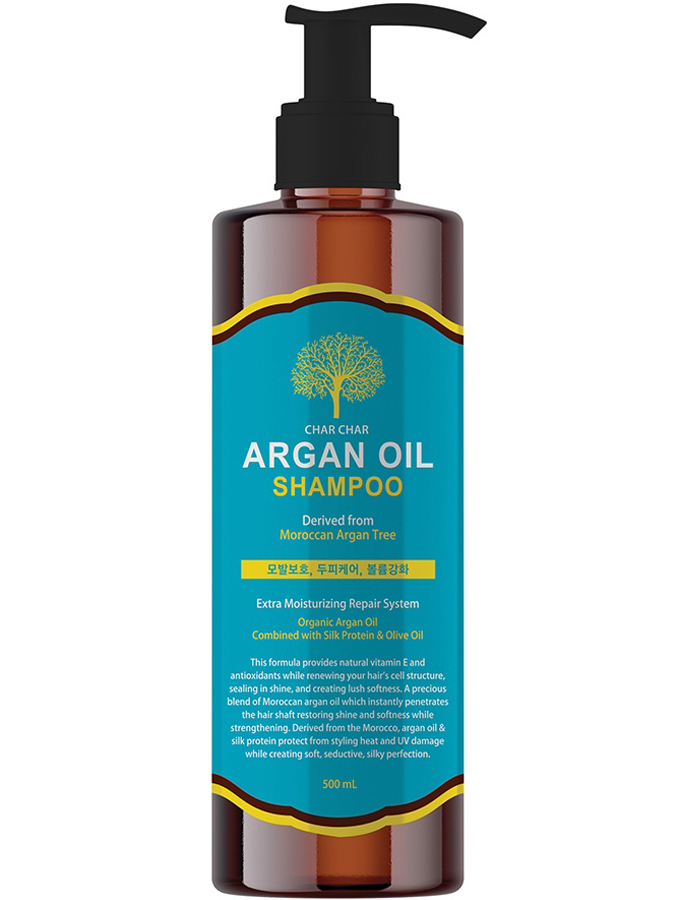 Купить Шампунь EVAS Char Char для волос Аргановый Argan Oil Shampoo 500 мл