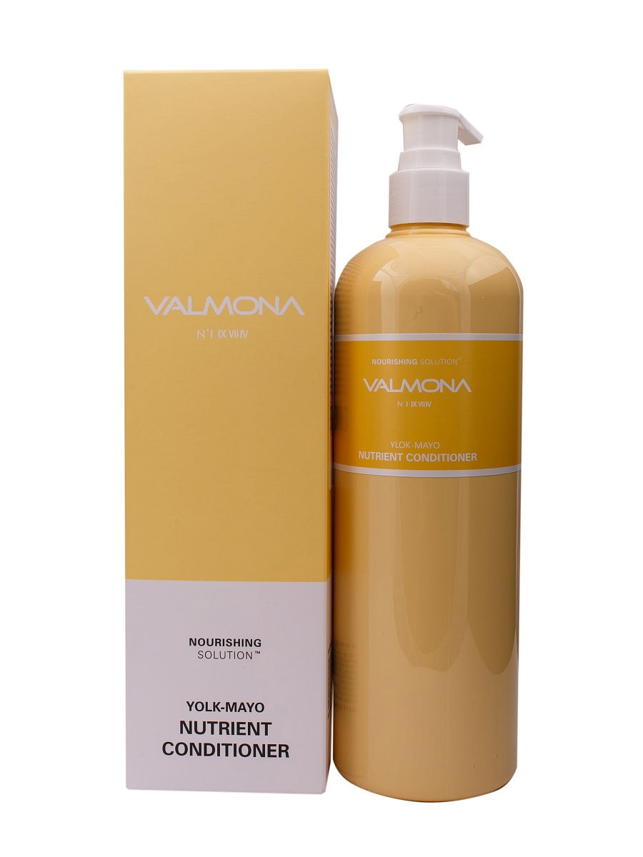 Кондиционер EVAS VALMONA ПИТАНИЕ Nourishing Solution Yolk-Mayo Nutrient Conditioner 480мл кондиционер evas valmona ayurvedic repair solution   cumin nutrient conditioner 100 мл