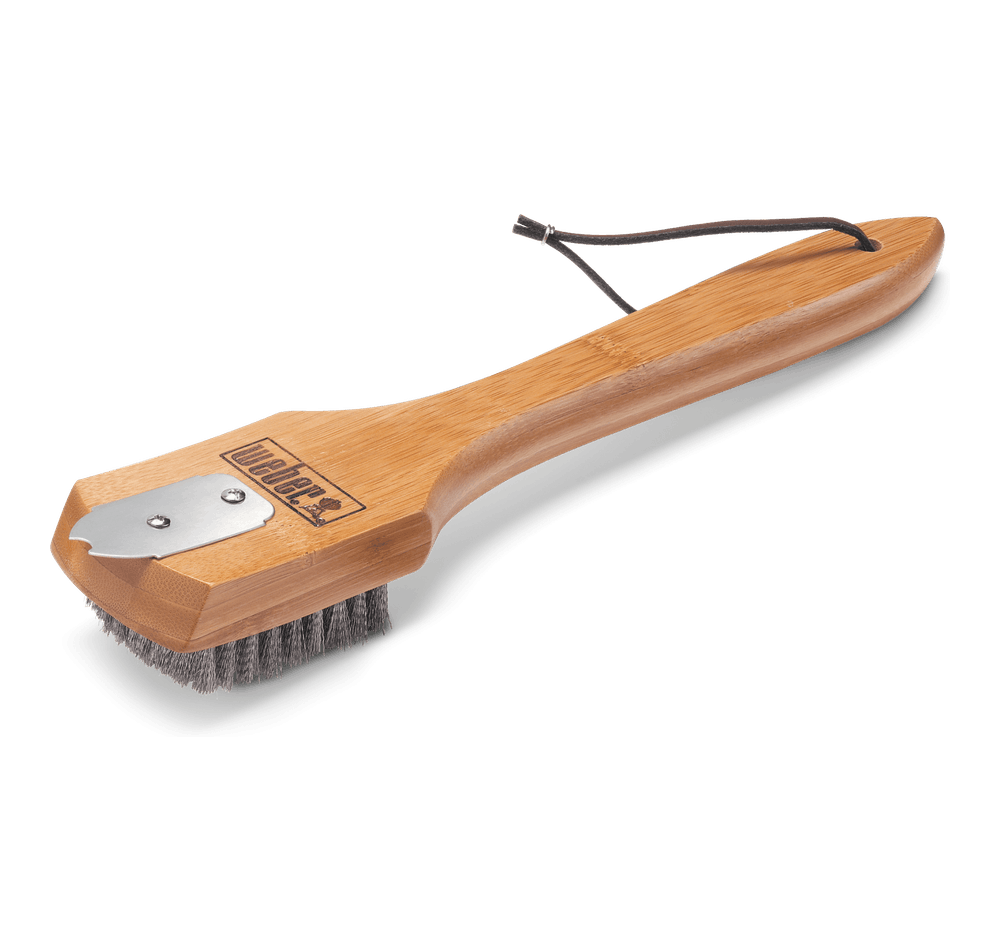 

Щетка-скребок с бамбуковой ручкой Weber, 30 см, Grill Brush-Scraper