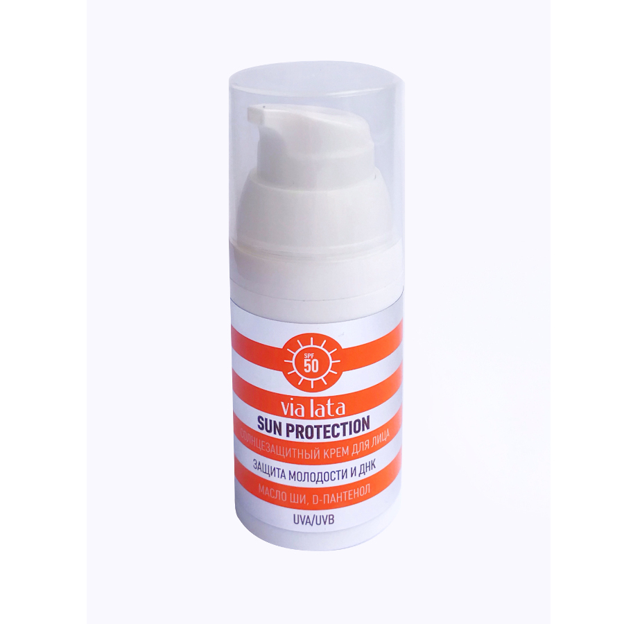 

Солнцезащитный крем для лица "SUN PROTECTION" SPF50 Via Lata