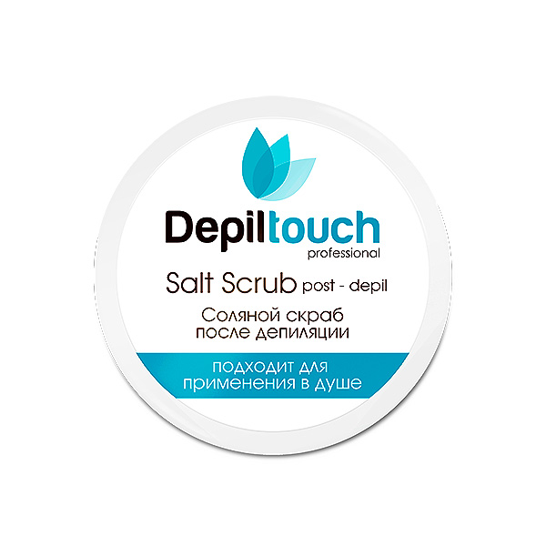 фото Соляной скраб-пилинг depiltouch post-depil salt scrub с экстрактом водорослей 250 мл