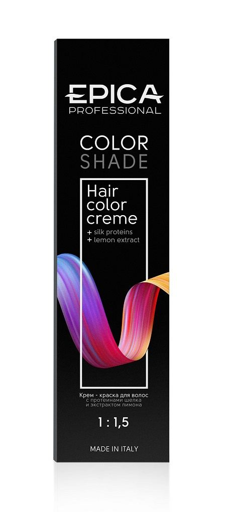 Крем-краска пастельное тонирование Epica Colors Shade Graphite графит 100 мл резинки для волос графит плоские dewal beauty