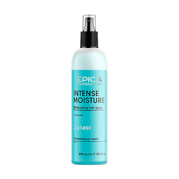 Купить Двухфазный увлажняющий спрей Epica Intense Moisture Moisturizing Hair Spray 300 мл