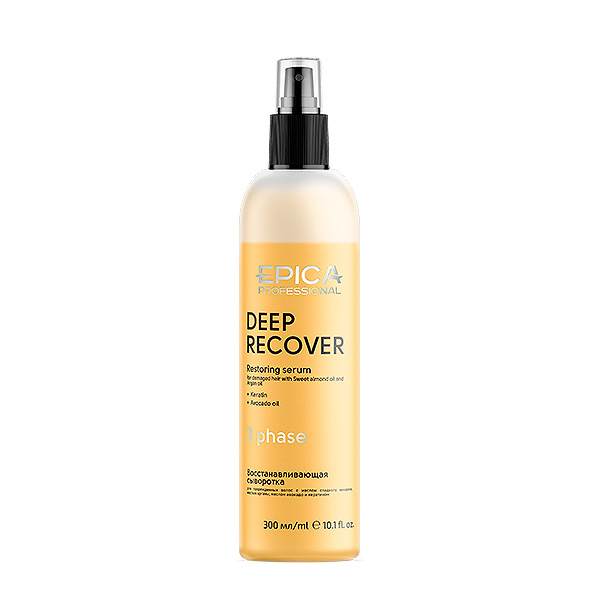 фото Трехфазная восстанавливающая сыворотка epica deep recover restoring serum 300 мл