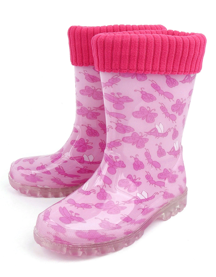 фото Резиновые сапоги для девочек antilopa a 318029 цв. розовый р.28