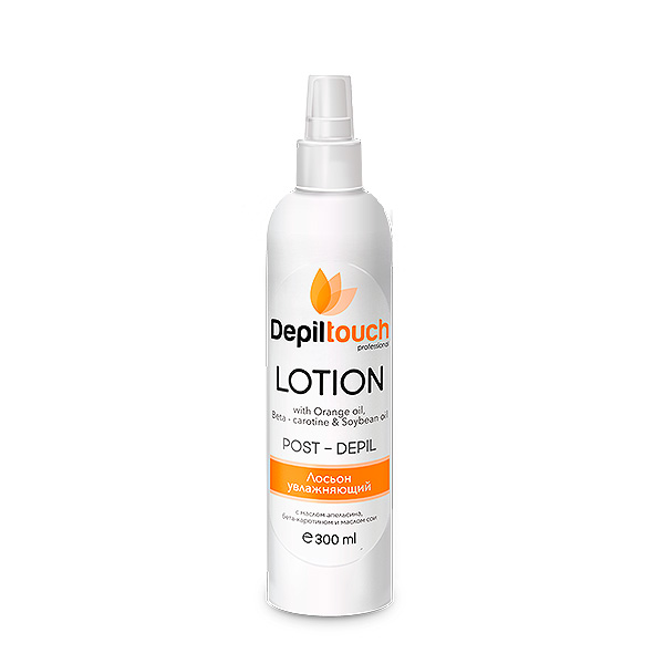 фото Лосьон после депиляци depiltouch post-depil lotion orange с бета-каротином 300 мл