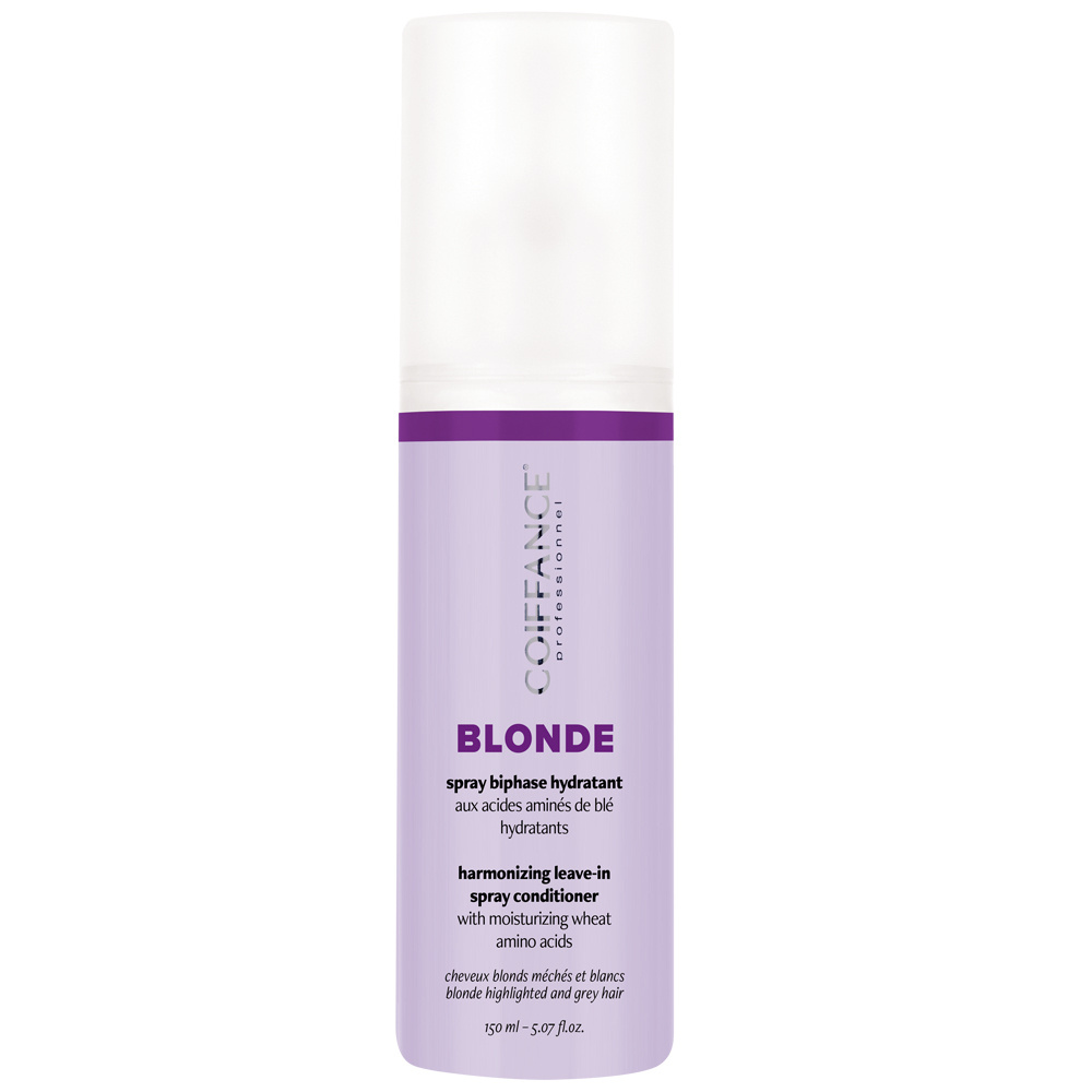 Спрей-кондиционер двухфазный Coiffance Blonde Moisturizing Leave 150 мл кондиционер для светлых и седых волос ds blonde conditioner 11046 50 мл