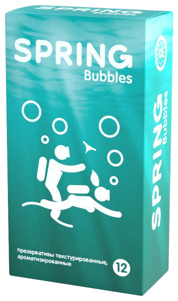 фото Презервативы spring bubbles с пупырышками 12 шт.