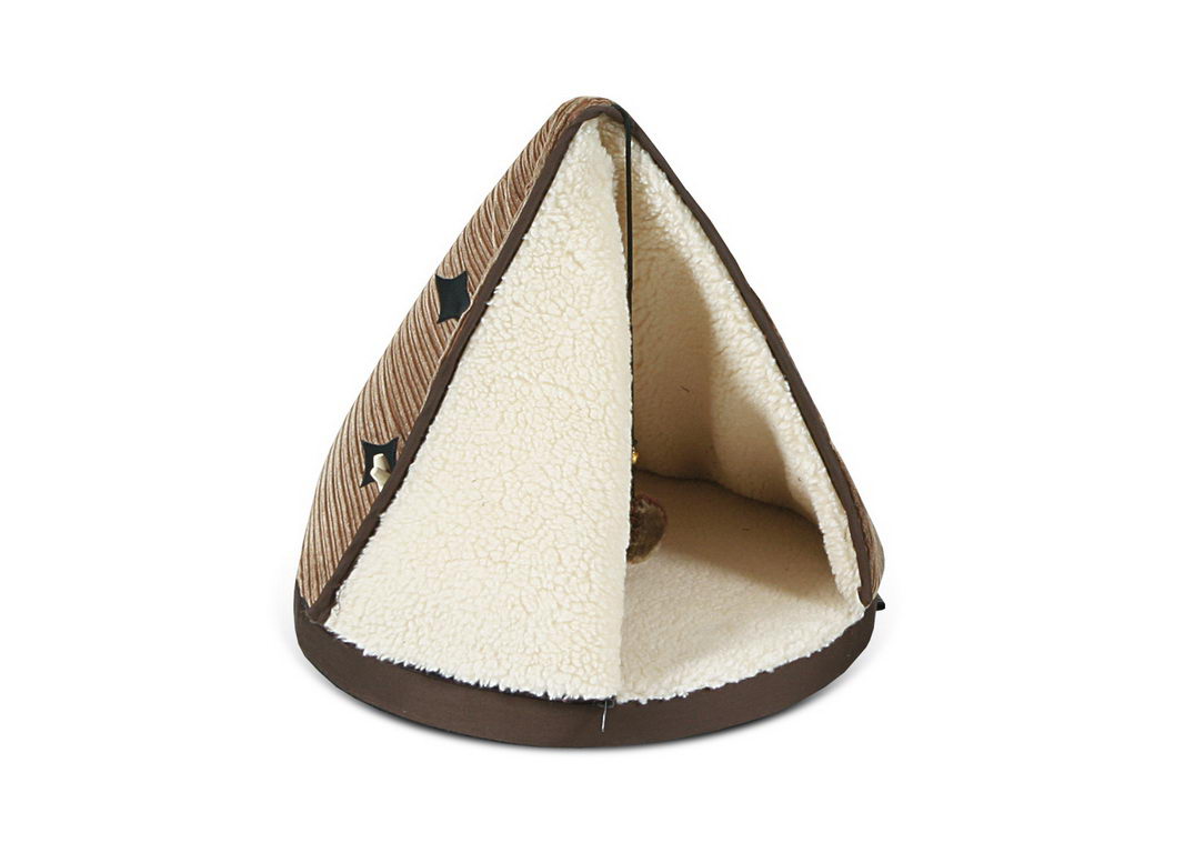 

Домик для кошек и собак Scruffs Tramps Teepee Юрта, в ассортименте, 45х45х50 см, Tramps Teepee Юрта