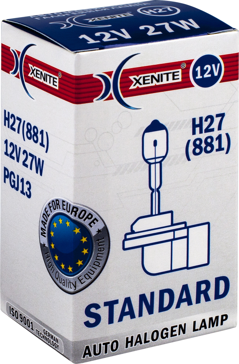 

ЛАМПА XENITE H27 881 STANDARD