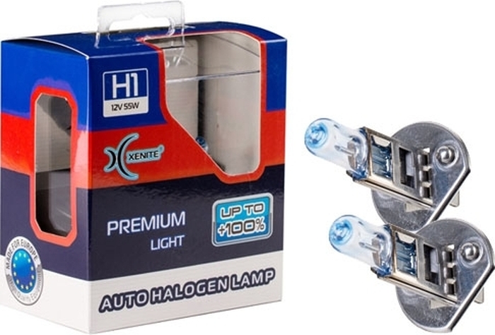 Автолампа Xenite H1 Premium P14,5s, 12V, 1007121, 2 шт