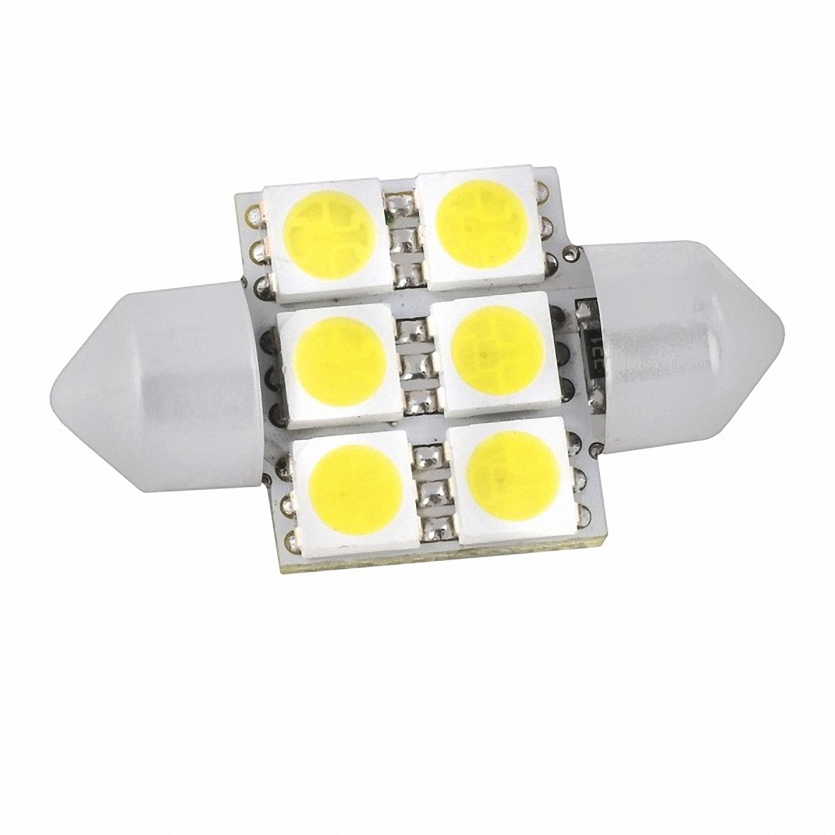 фото Skyway автолампа диод t11 (c5w). sj-6smd-5050-31mm w