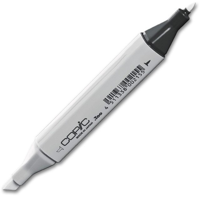 

Маркер спиртовой двусторонний Copic Classic, N8 серый нейтральный #8 серый