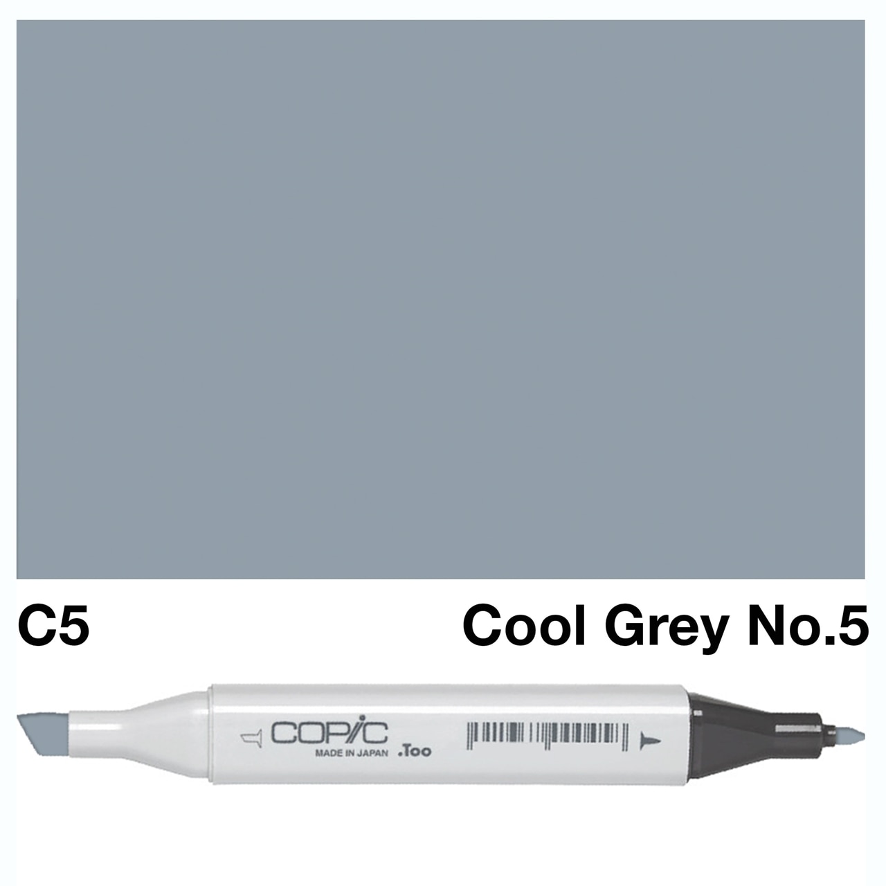 

Маркер Copic Classic C5 серый холодный #5 серый