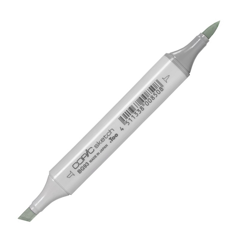 

Маркер спиртовой двусторонний Copic Sketch, BG93 зелено-серый зеленый; серый