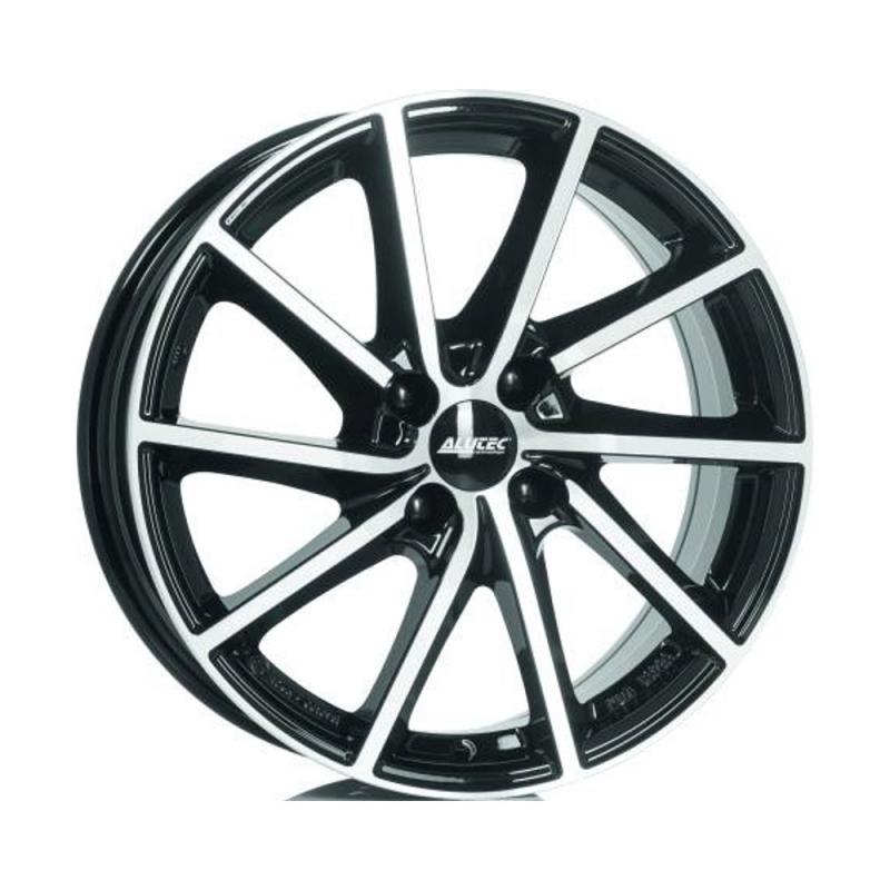 фото Колесный диск alutec singa 7,5/r18 5*114,3 et49,5 d67,1 diamond black front polished