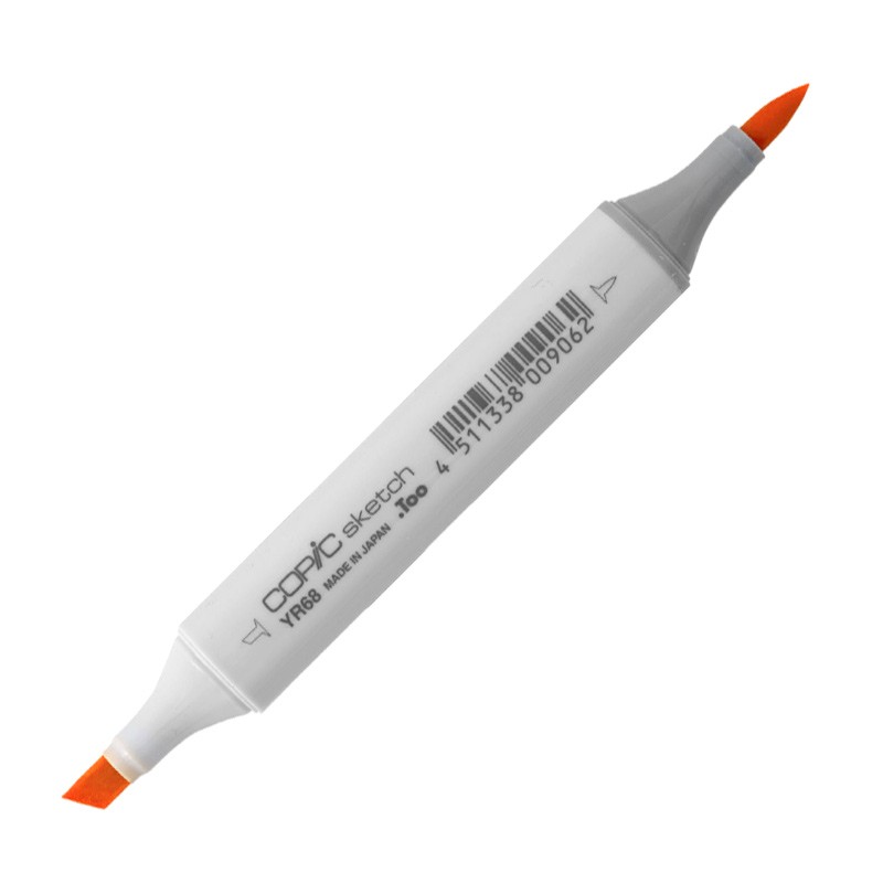 

Маркер спиртовой двусторонний Copic Sketch, YR68 оранжевый