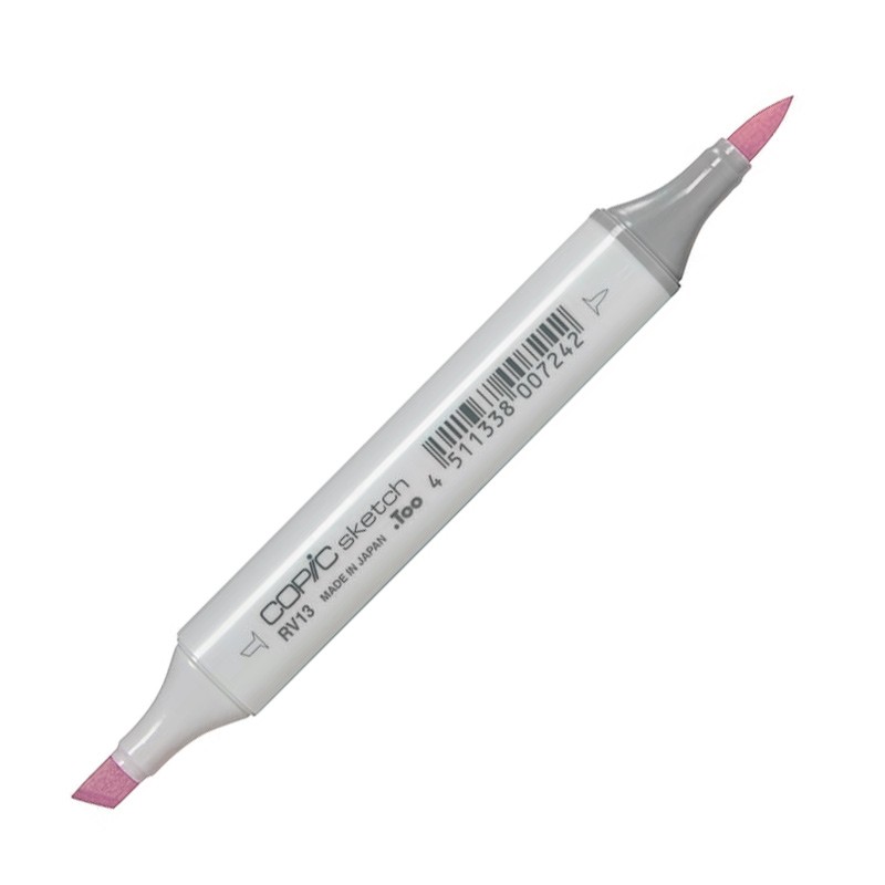 

Маркер спиртовой двусторонний Copic Sketch, RV13 нежный розовый розовый; красный