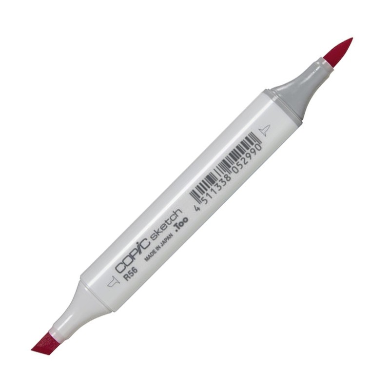 

Маркер спиртовой двусторонний Copic Sketch, R56 смородина розовый
