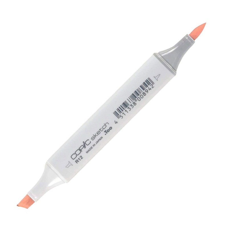 

Маркер спиртовой двусторонний Copic Sketch, R12 легкая чайная роза