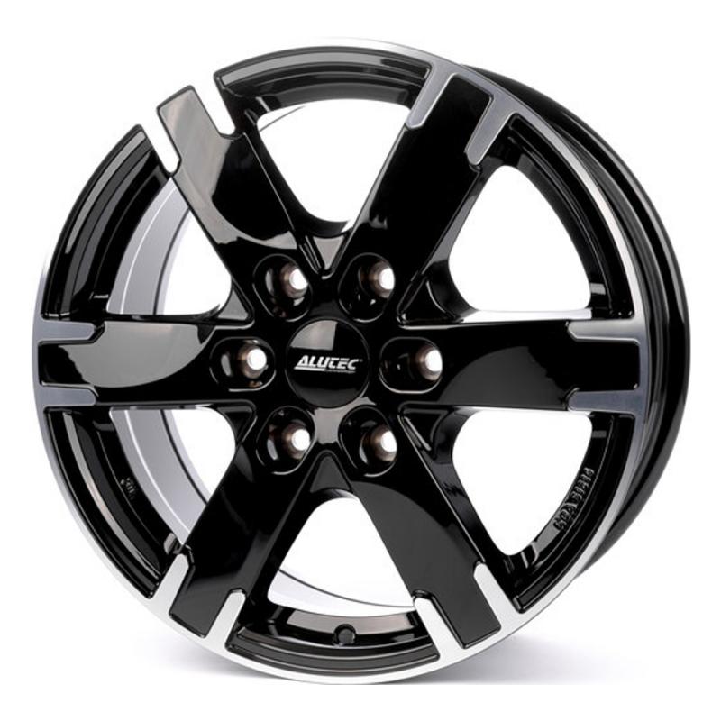 фото Колесный диск alutec titan 8,0/r18 6*139,7 et38 d67,1 diamond black front polished