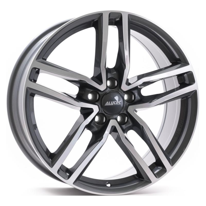 фото Колесный диск alutec ikenu 7,5/r17 5*112 et49 d57,1 graphite front polished