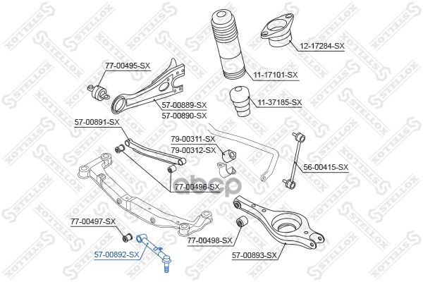 

Рычаг подвески STELLOX 57-00892-SX