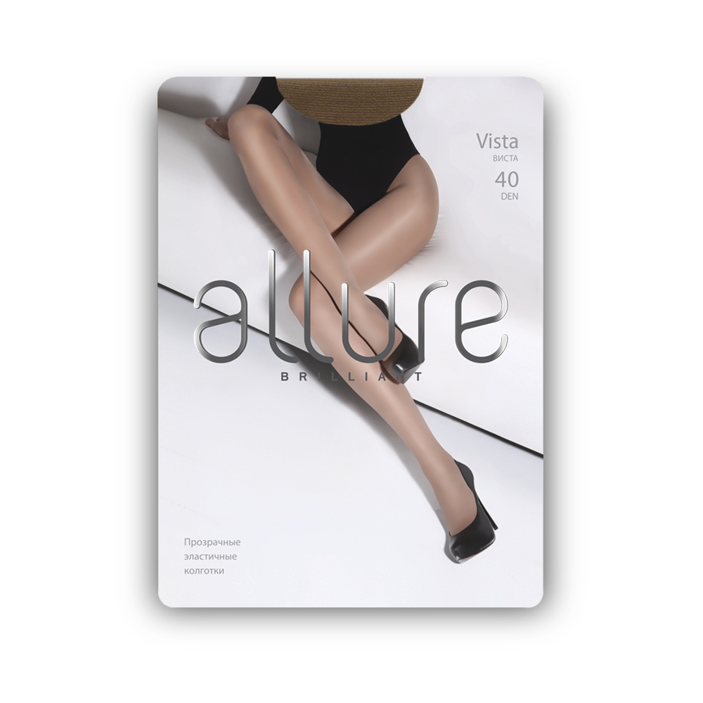

Колготки женские ALLURE ALL VISTA 40 коричневые, Коричневый, ALL VISTA 40