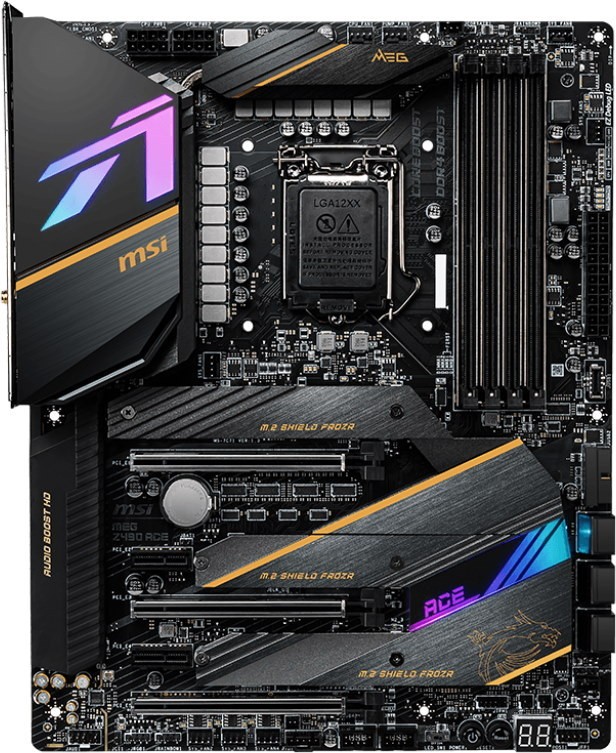 фото Материнская плата msi meg z490 ace