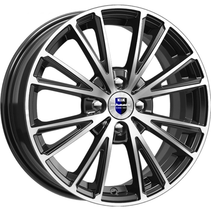 фото Колесный диск k&k меандр-оригинал (кс879) 6,0/r16 4*100 et37 d60,1 алмаз-черный sk