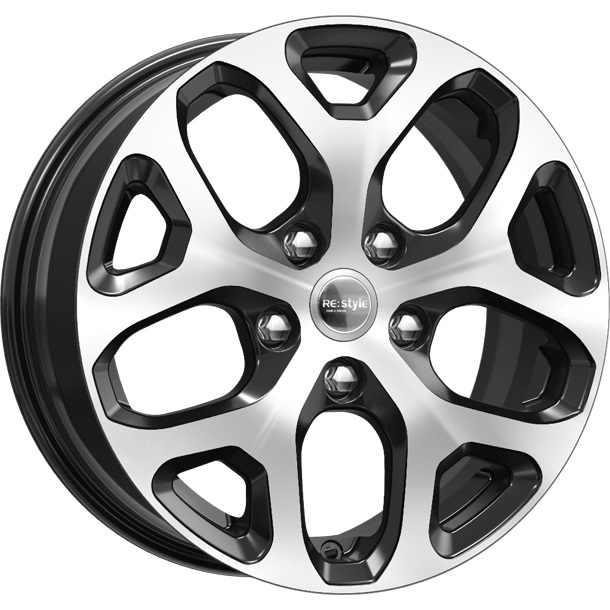 фото Колесный диск k&k lada vesta (кс869) 6,5/r16 4*100 et50 d60,1 алмаз черный [74778]