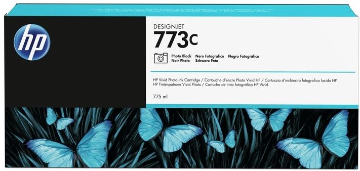 фото Картридж для струйного принтера hp 773c (c1q43a) черный, оригинал