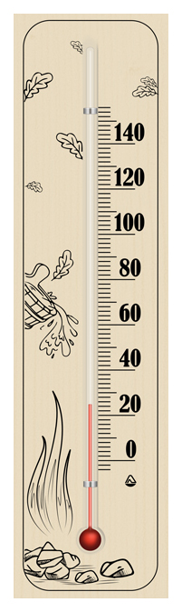 Термометр для бани Стеклоприбор ТС-8