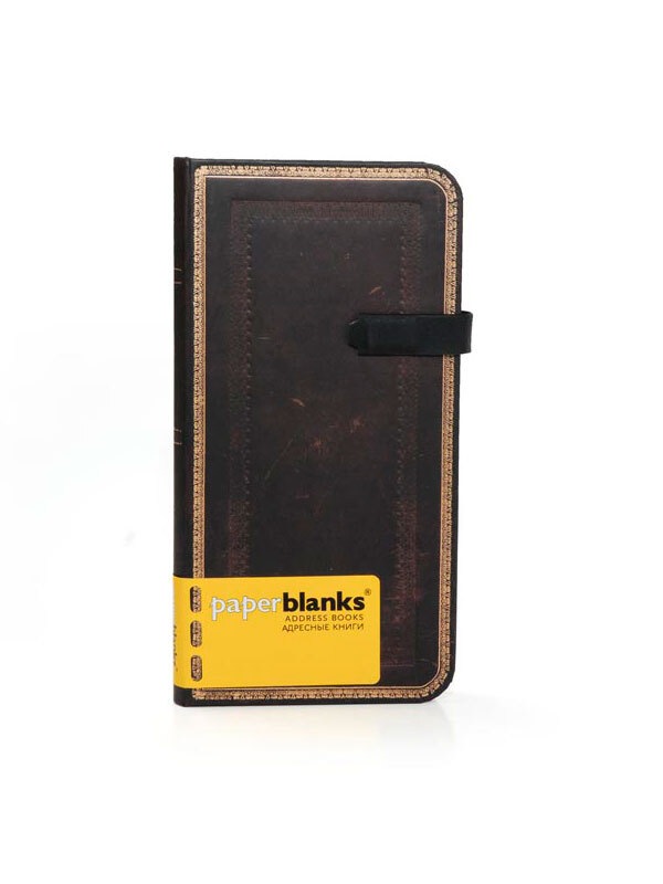 

Алфавитная книга Paperblanks Black Moroccan Slim, Slim