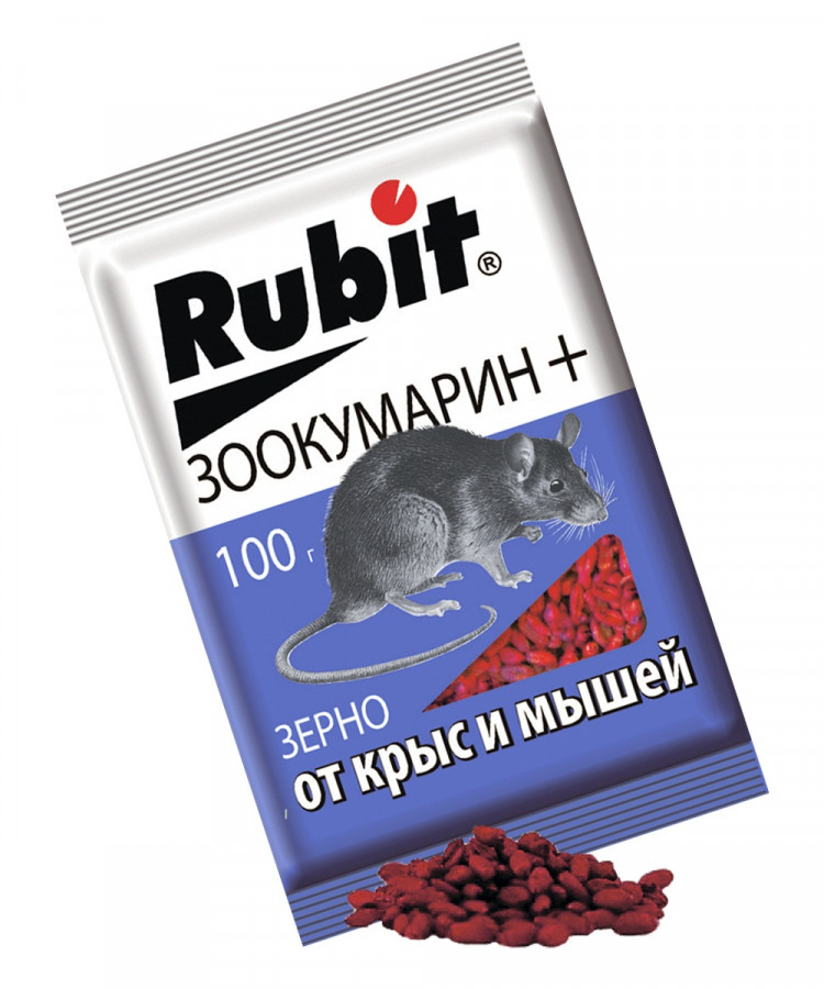 фото Приманка летто rubit от грызунов, зерно, пакет 50г, а-5042