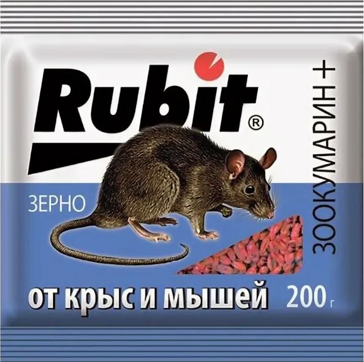 фото Приманка летто rubit от грызунов, зерно, пакет 200г, а-5041