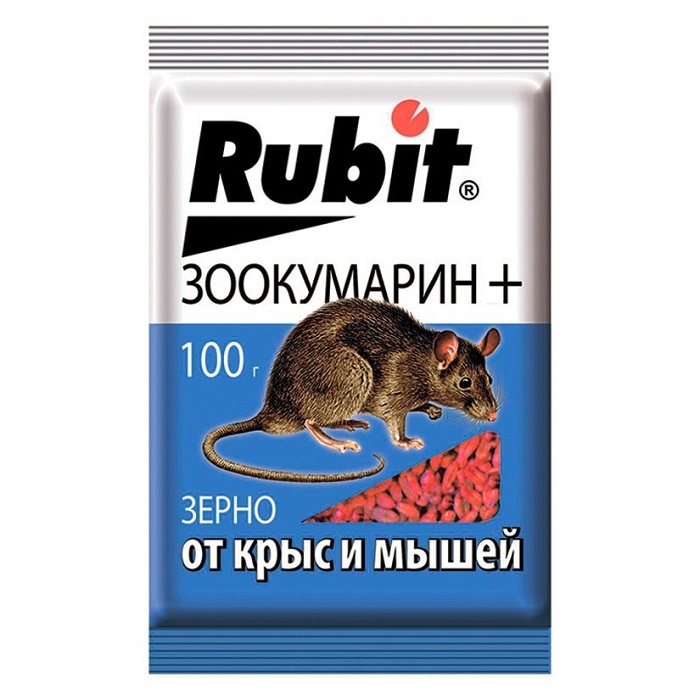 фото Приманка летто rubit от грызунов, зерно, пакет 100г, а-5040