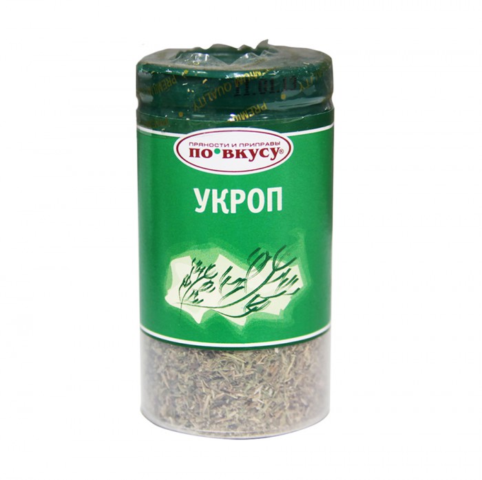 

Зелень укропа С.Пудовъ сушеная По вкусу 12 г