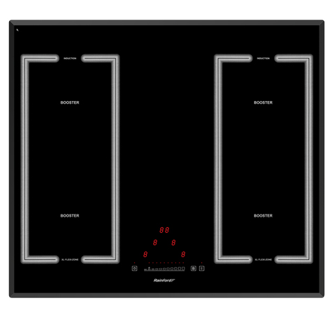 Встраиваемая варочная панель индукционная Rainford RBН 8622 BS черный